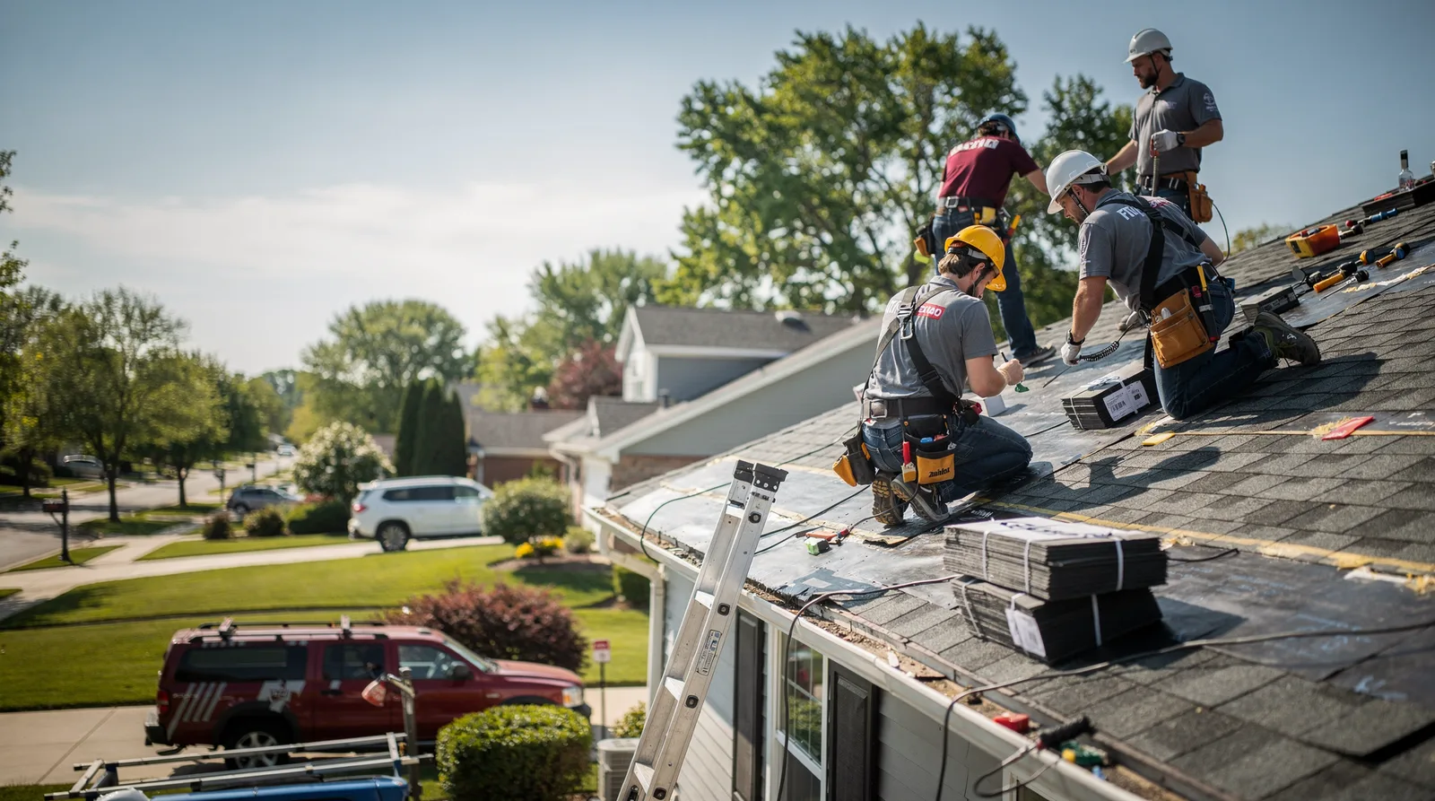 Roof Repair in Poplar Grove, IL around you
